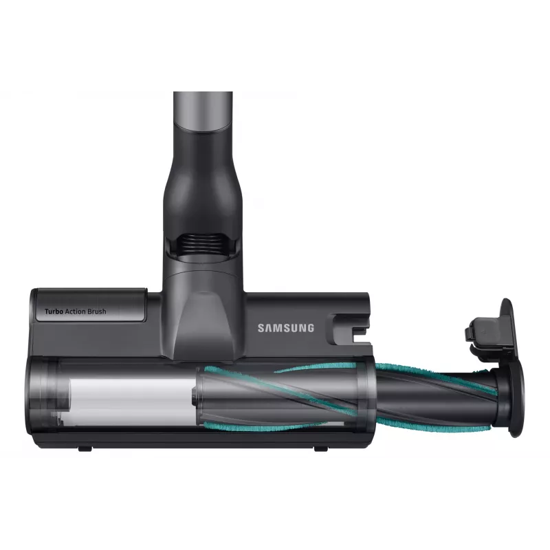 Samsung VS20B75AGR1/GE 2-in-1 putekļsūcējs (bezmaiss, 0.8 L, 550 W, melns/hroms/piparmētra)