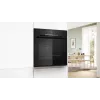 Iebūvējamā elektriskā cepeškrāsns Bosch Serie 4 HRG312BB4, 71 L, 3600 W, melna, skārienvadība, A+