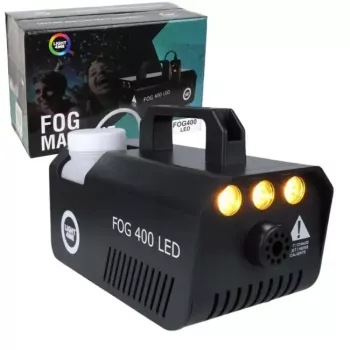 Light4Me GIG Set 1 dūmu mašīnas komplekts, 400 W, LED 4 vienā gaismas efekts, 1 litrs dūmu šķidruma
