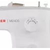 Daļēji automātiskā šujmašīna SINGER M2405 — mehāniskā, 11 programmas, 8 dūrienu raksti, 70W, balta