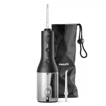 Philips Sonicare 3000 sērijas bezvadu ūdens diegs HX3826/33 - Melns