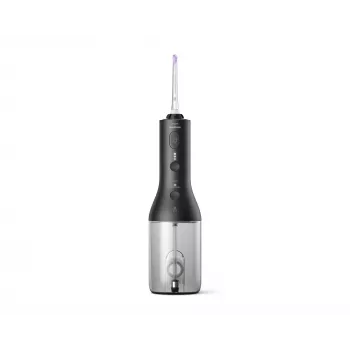 Philips Sonicare 3000 sērijas bezvadu ūdens diegs HX3826/33 - Melns