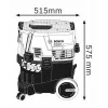 Bosch GAS 35 L AFC Professional Slapjās un sausās sūkšanas putekļsūcējs Melns, Zils 1200 W