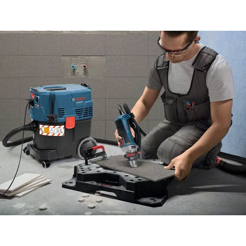 Bosch GAS 35 L AFC Professional Slapjās un sausās sūkšanas putekļsūcējs Melns, Zils 1200 W