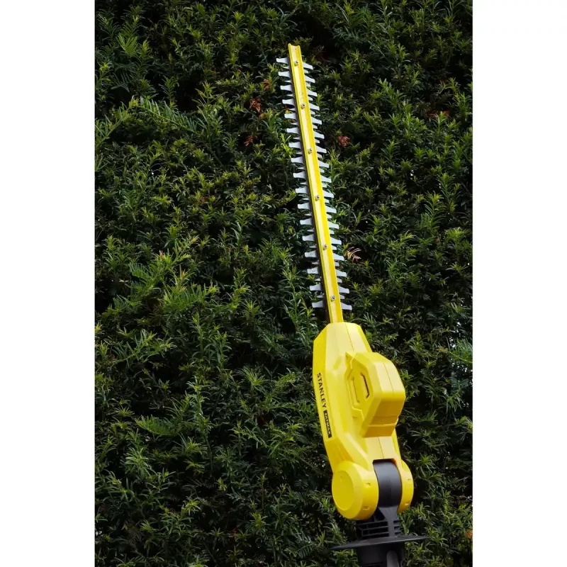 Bezvadu dzīvžoga šķēres STANLEY FATMAX SFMCPH845M1-QW — 45 cm dubultais asmens, 18 V Li‑Ion, 4.1 kg
