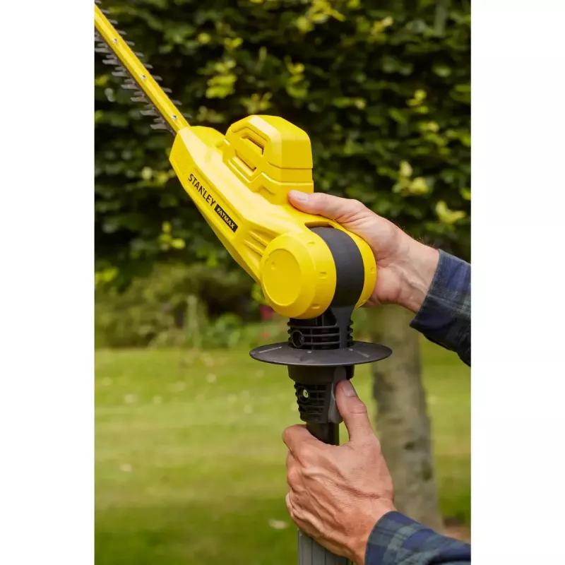 Bezvadu dzīvžoga šķēres STANLEY FATMAX SFMCPH845M1-QW — 45 cm dubultais asmens, 18 V Li‑Ion, 4.1 kg