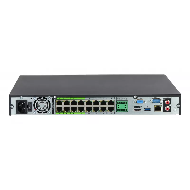 Dahua Technology WizSense NVR5216-16P-EI2 tīkla video ierakstītājs 1U Melns