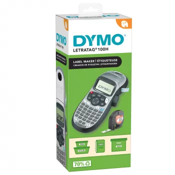 DYMO LetraTag LT-100H Rokas etiķešu printeris ar ABC tastatūru un LCD ekrānu