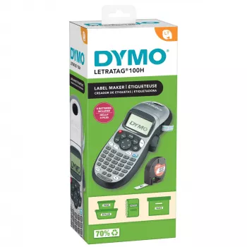 DYMO LetraTag LT-100H Rokas etiķešu printeris ar ABC tastatūru un LCD ekrānu