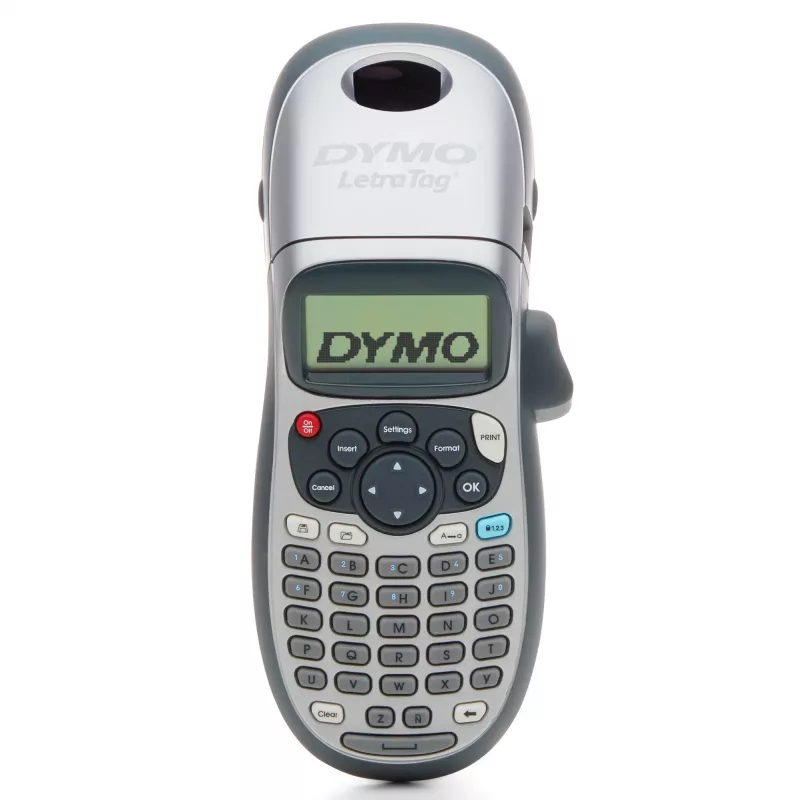 DYMO LetraTag LT-100H Rokas etiķešu printeris ar ABC tastatūru un LCD ekrānu