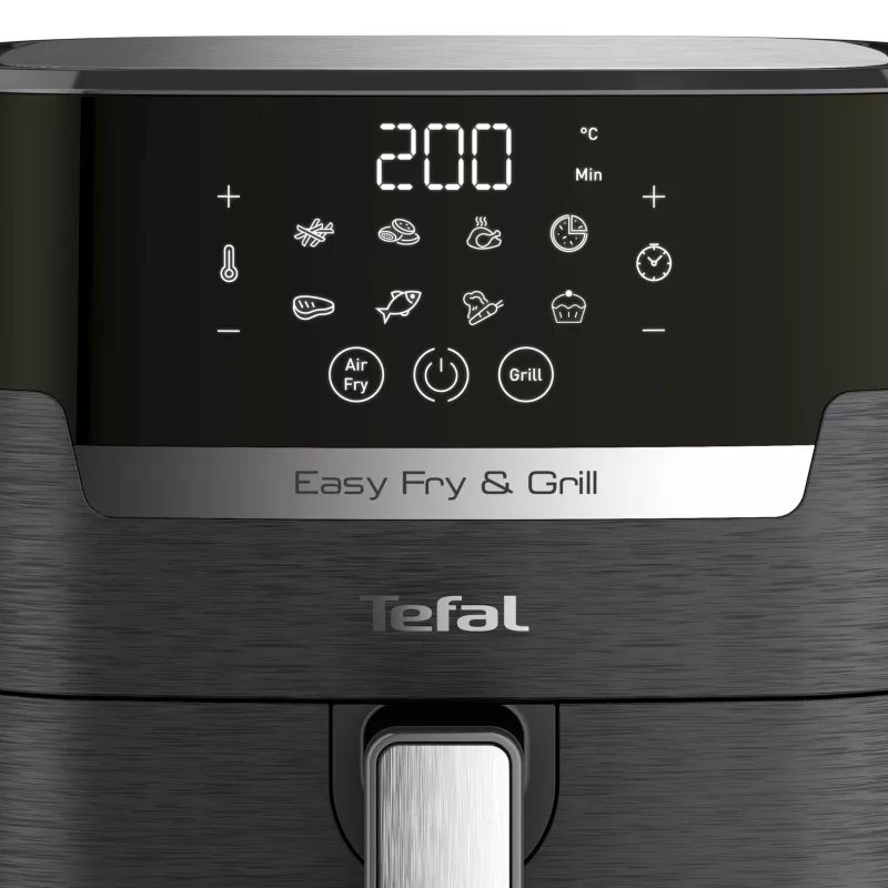 Tefal Easy Fry & Grill EY5058 Viena 4.2 L Brīvstāvoša 1550 W Karstā gaisa fritieris Melns