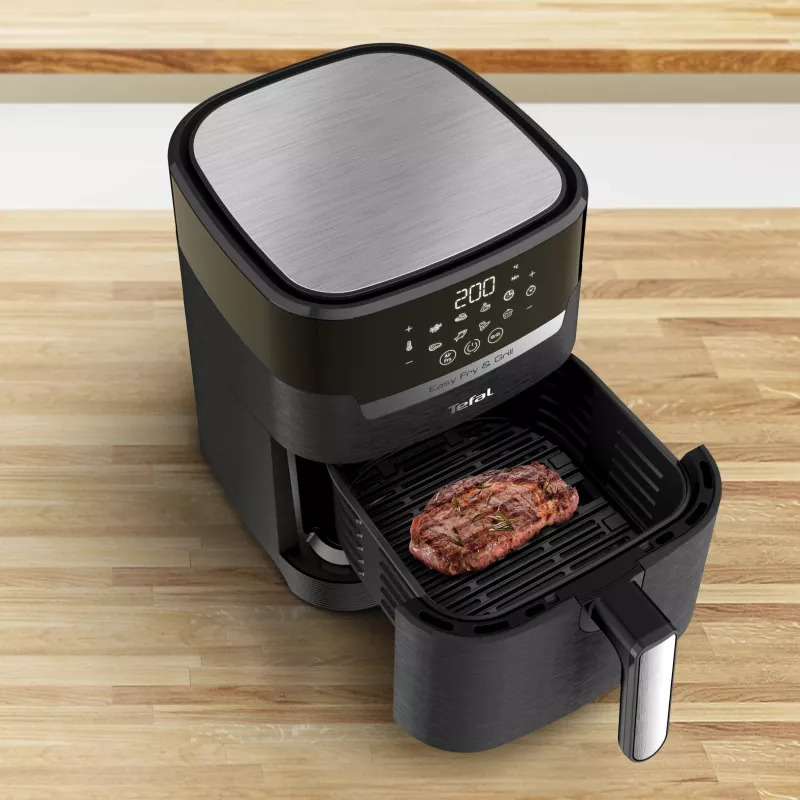 Tefal Easy Fry & Grill EY5058 Viena 4.2 L Brīvstāvoša 1550 W Karstā gaisa fritieris Melns