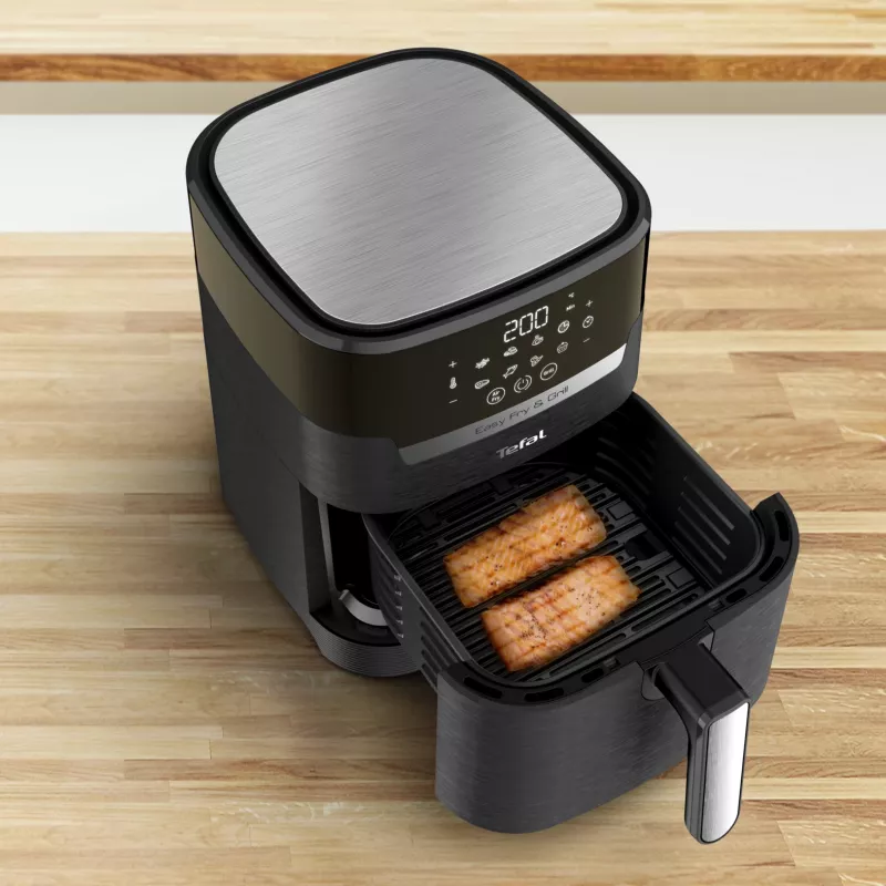 Tefal Easy Fry & Grill EY5058 Viena 4.2 L Brīvstāvoša 1550 W Karstā gaisa fritieris Melns