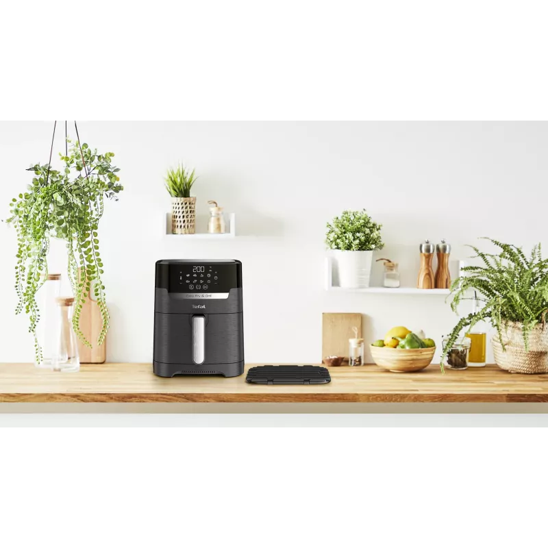 Tefal Easy Fry & Grill EY5058 Viena 4.2 L Brīvstāvoša 1550 W Karstā gaisa fritieris Melns