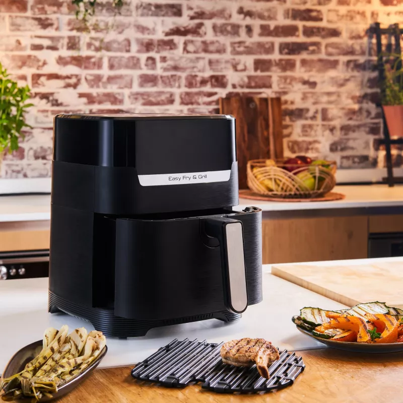Tefal Easy Fry & Grill EY5058 Viena 4.2 L Brīvstāvoša 1550 W Karstā gaisa fritieris Melns
