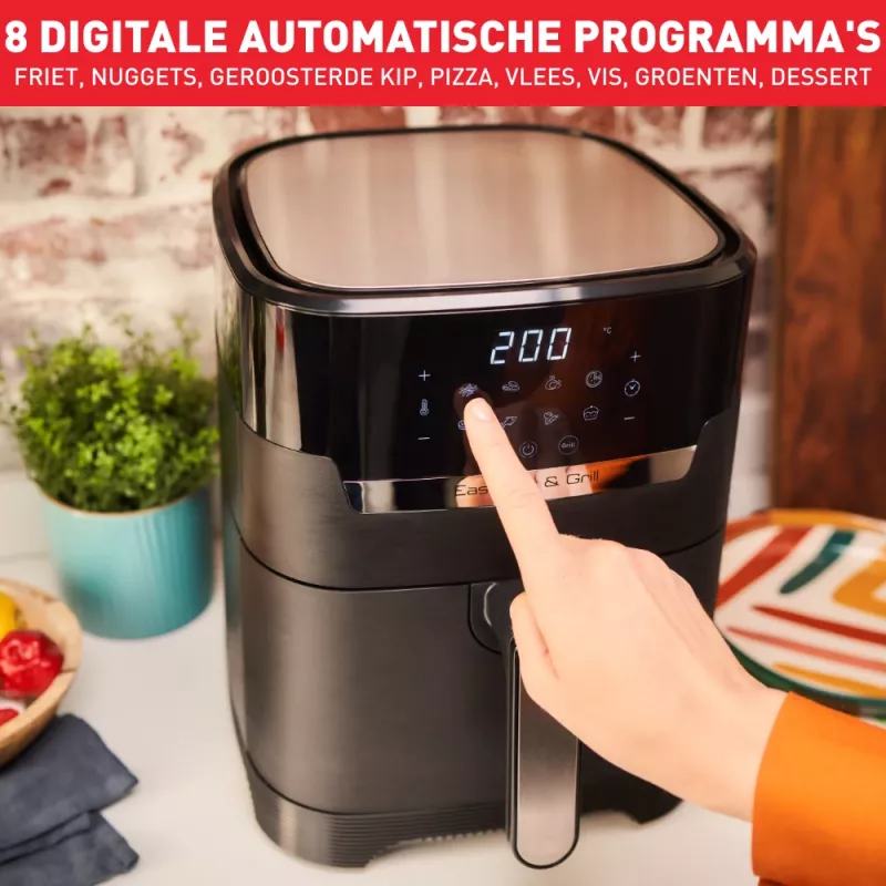 Tefal Easy Fry & Grill EY5058 Viena 4.2 L Brīvstāvoša 1550 W Karstā gaisa fritieris Melns