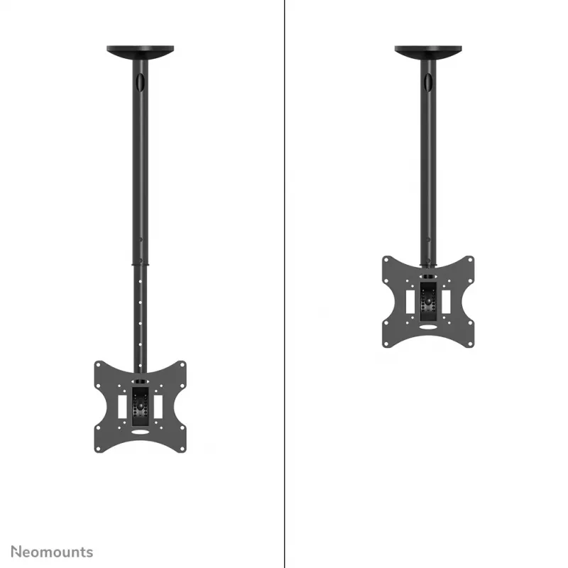 Neomounts FPMA-C060BLACK griestu stiprinājums monitoram/TV 10-40 collas - augstums 60-85 cm