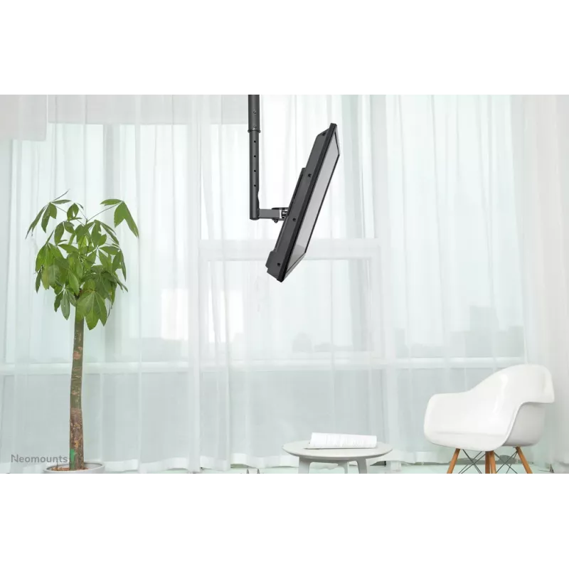 Neomounts FPMA-C060BLACK griestu stiprinājums monitoram/TV 10-40 collas - augstums 60-85 cm
