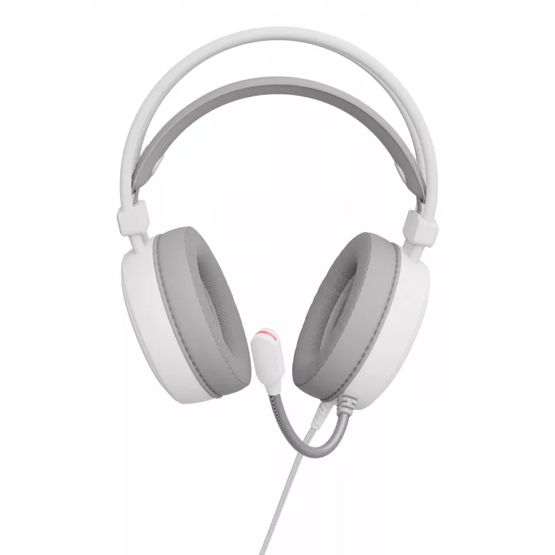 GENESIS NSG-2308 austiņas/headsets Vadu Galvas saite Spēlēšanai USB A tips Balts