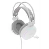 GENESIS NSG-2308 austiņas/headsets Vadu Galvas saite Spēlēšanai USB A tips Balts