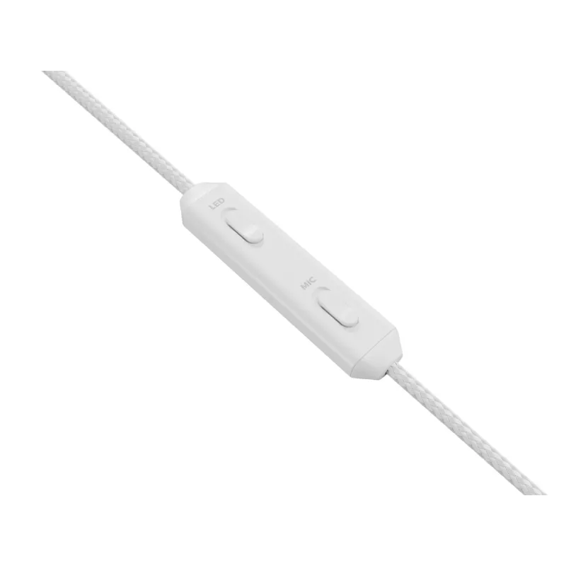 GENESIS NSG-2308 austiņas/headsets Vadu Galvas saite Spēlēšanai USB A tips Balts