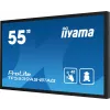 iiyama TF5539AS-B1AG Signāla displejs Kioska dizains 138.7 cm (54.6 collas) LED 435 cd/m² 4K Ultra HD Melns Skārienekrāns Iebūvēts procesors Android 11 24/7