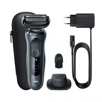 Braun Series 6 61-N1200s Skūšanās mašīna ar trimmeri, melna
