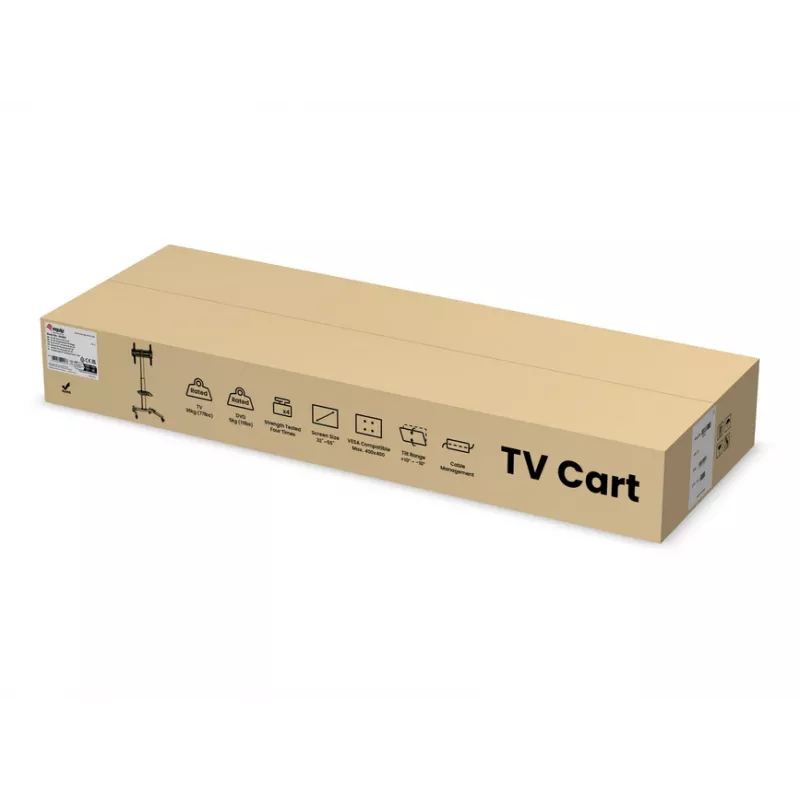 Multividas ratiņi Equip 32-55 collu universāls TV ratiņi