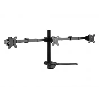 Equip 17 inch-27 inch Artikulējams Trīs Monitoru Galda Statīvs