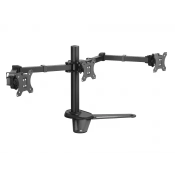 Equip 17 inch-27 inch Artikulējams Trīs Monitoru Galda Statīvs