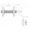 Equip 37-65 collu modulārais Push-In Pop-Out TV sienas stiprinājums