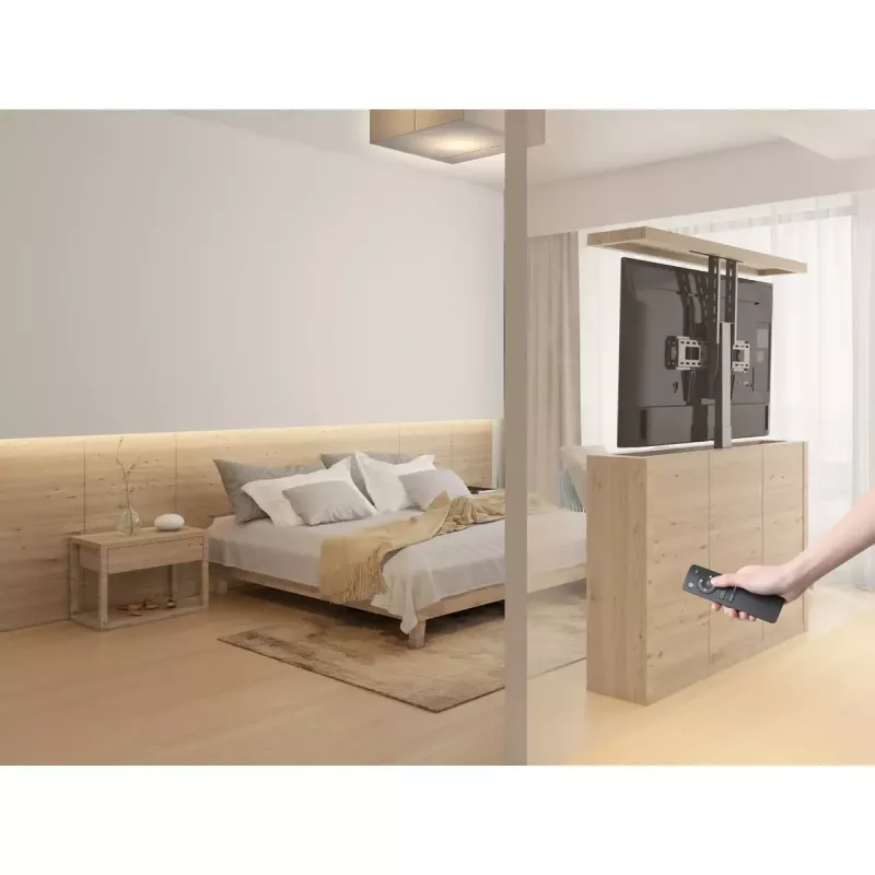 Equip motorizēts TV statīvs 37-65 collām ar tālvadību 650606