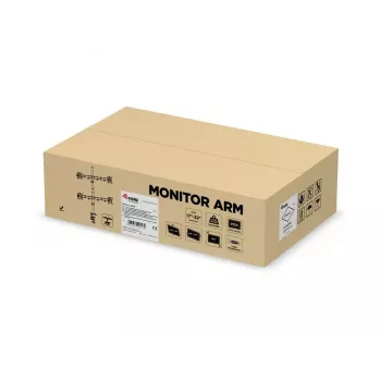 Equip 650159 – Cetru monitoru galda stiprinājums ar artikulējošām rokām, 13-27 collām