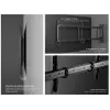 Equip 32 inch-75 inch Motorizēts TV pagriežamais kronšteins, 50 kg, 81.3 cm (32 inch), 190.5 cm (75 inch), 200 x 200 mm, 600 x 400 mm, Melns