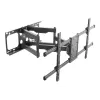 Equip TV sienas kronšteins 37-90 collām, Slīpums/Pagriešana, 200x200 mm, 816x410 mm, -15-5°, -60-60°, Tērauds, Melns