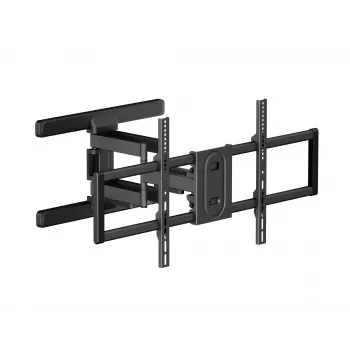 Equip pilnas kustības TV sienas kronšteins 43-100 collām, 200x200-800x400 mm, melns
