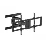 Equip pilnas kustības TV sienas kronšteins 43-100 collām, 200x200-800x400 mm, melns