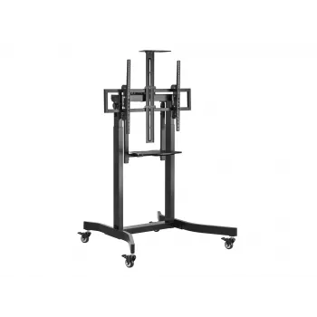 Equip mobilais motorizēts LFD ratiņš 55-100 collām, 2.54 m (100 inch), 200x200 mm, 800x600 mm, -10 - 5°, melns