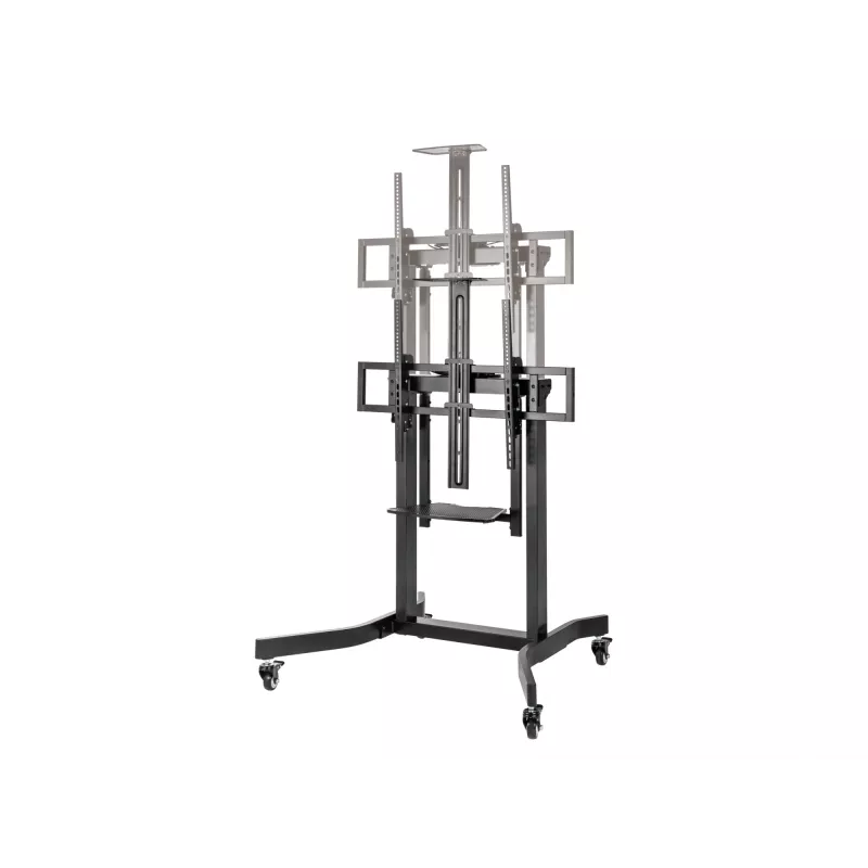 Equip mobilais motorizēts LFD ratiņš 55-100 collām, 2.54 m (100 inch), 200x200 mm, 800x600 mm, -10 - 5°, melns