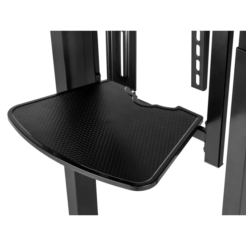 Equip mobilais motorizēts LFD ratiņš 55-100 collām, 2.54 m (100 inch), 200x200 mm, 800x600 mm, -10 - 5°, melns