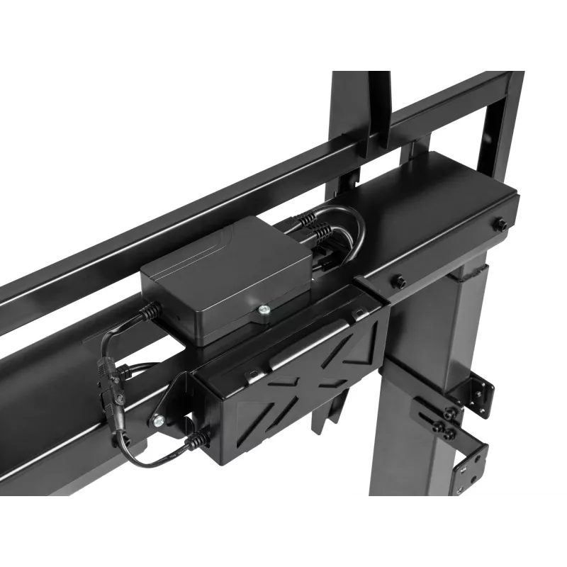 Equip mobilais motorizēts LFD ratiņš 55-100 collām, 2.54 m (100 inch), 200x200 mm, 800x600 mm, -10 - 5°, melns