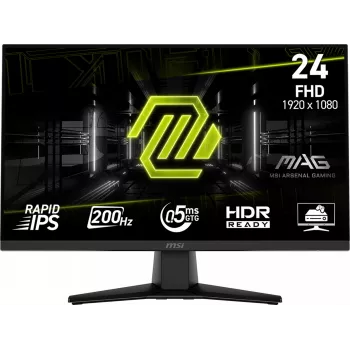 MSI MAG 242F dators monitors 60.5 cm (23.8 colli) 1920 x 1080 pikseļi Full HD LCD Melns