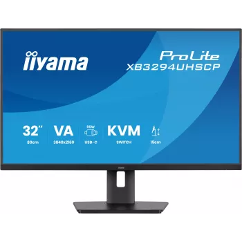 iiyama ProLite XB3294UHSCP-B1 dators 80 cm (31.5 collu) 3840 x 2160 pikseļi 4K Ultra HD melns