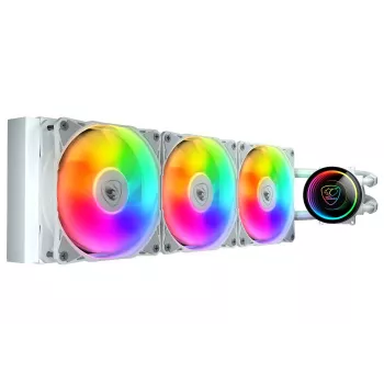 COUGAR ūdens dzesēšanas sistēma CPU, Poseidon Elite 360, ARGB, Balta