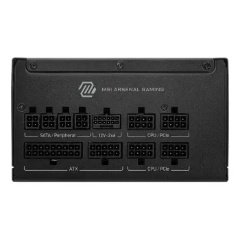 MSI MAG A850GLS PCIE5 barošanas bloks 850 W 24-pin ATX ATX Melns