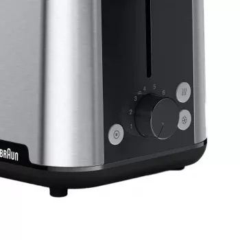 Braun HT101BI-HT1510BK 8 2 šķēles 900 W Melns, Nerūsējošais tērauds