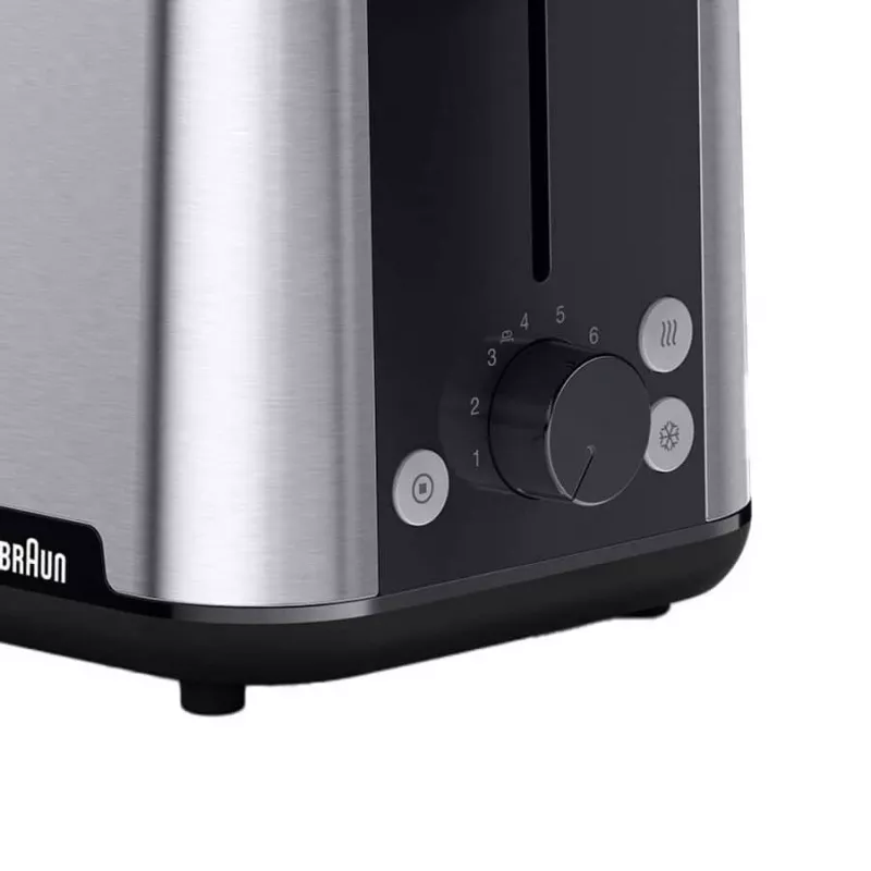Braun HT101BI-HT1510BK 8 2 šķēles 900 W Melns, Nerūsējošais tērauds