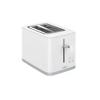 Toasteris Tefal Sense TT6931 — 2 šķēles, 850 W, balts, 7 grauzdēšanas līmeņi, LED displejs