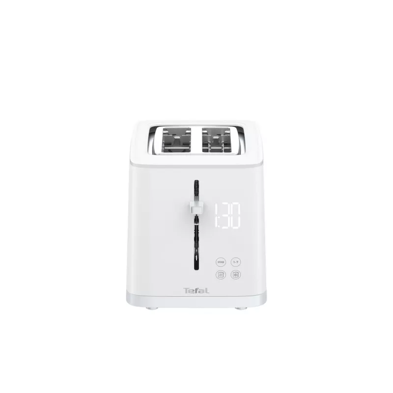 Toasteris Tefal Sense TT6931 — 2 šķēles, 850 W, balts, 7 grauzdēšanas līmeņi, LED displejs