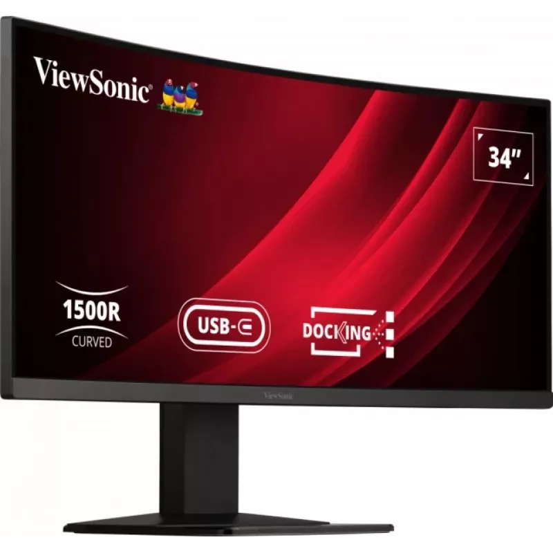 ViewSonic VG3419C 34 collu izliekts monitors, UWQHD, 3440x1440, 120Hz, USB-C, KVM